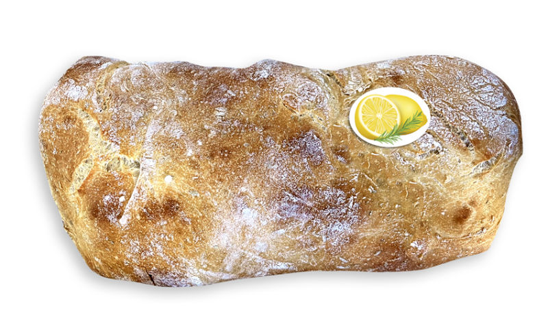 Ciabatta Zitrone-Rosmarin